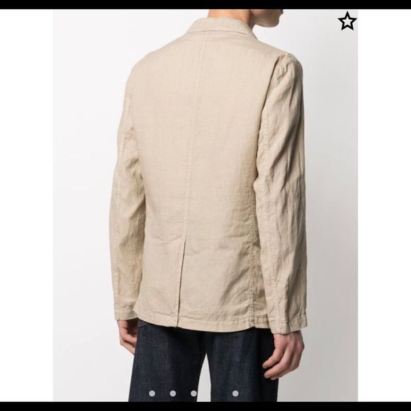 Aspesi Samuraki Single Breasted Linen Blazer Sz 46 - Picture 5 of 11